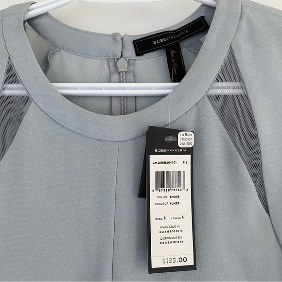 BCBG Blue Gray Sleeveless Dress (BNWT) - Picture 2 of 7